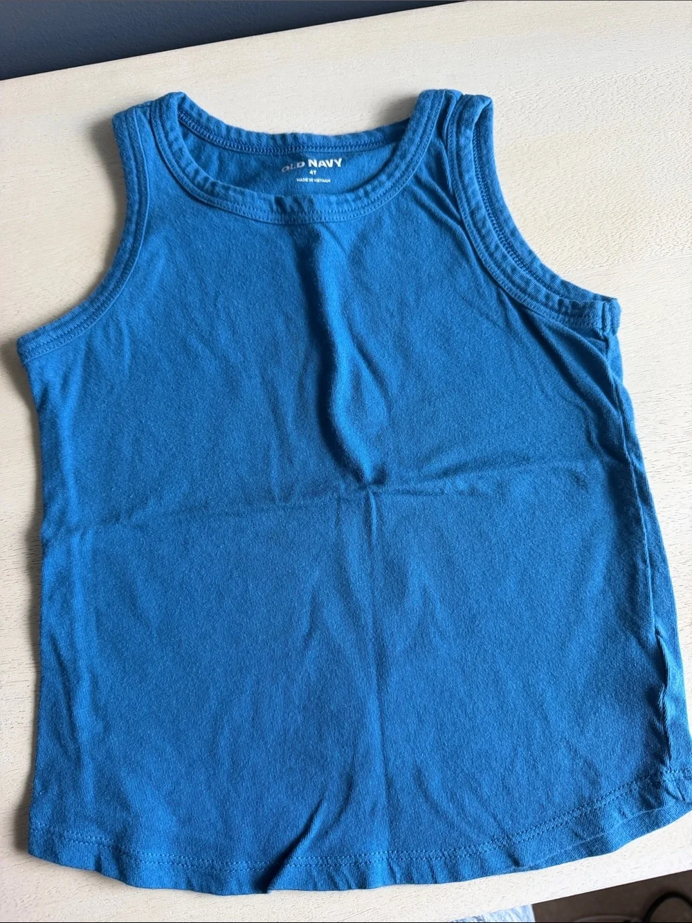 Old Navy Bright Blue Kids Tank Top